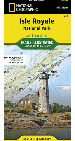 0743 National Geographic Map, Isle Royale National Park