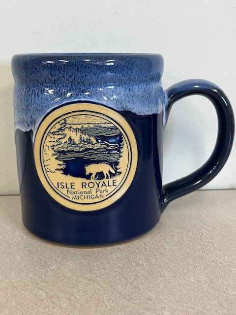 1453 Isle Royale Wolf Mug, Navy