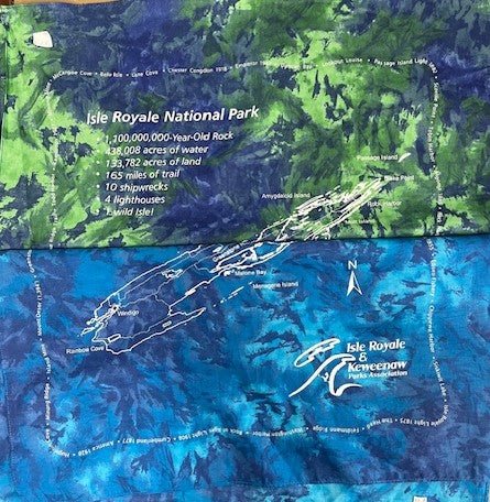 1901 Isle Royale Tie Dye Bandana