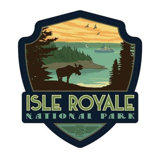 1515 Isle Royale Emblem magnet