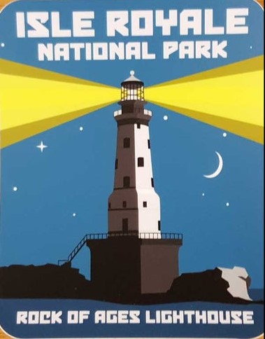 1094 Rock of Ages Lighthouse sticker