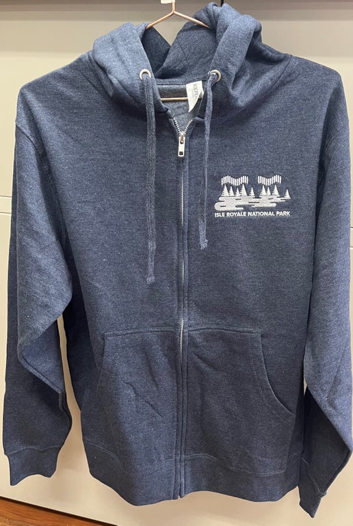 1241 2XL Isle Royale Hooded Zip Sweatshirt