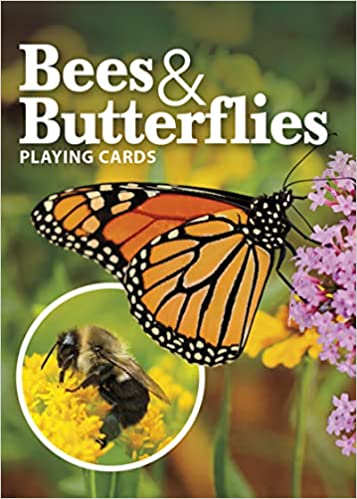 1078 Bees & Butterflies playing cards