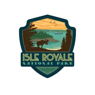 1514 Isle Royale Emblem sticker