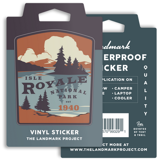 0986 Waterproof Isle Royale Sticker