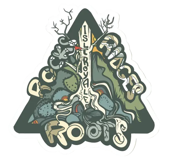 1582 - Roots, Rocks, Ridges!  Sticker