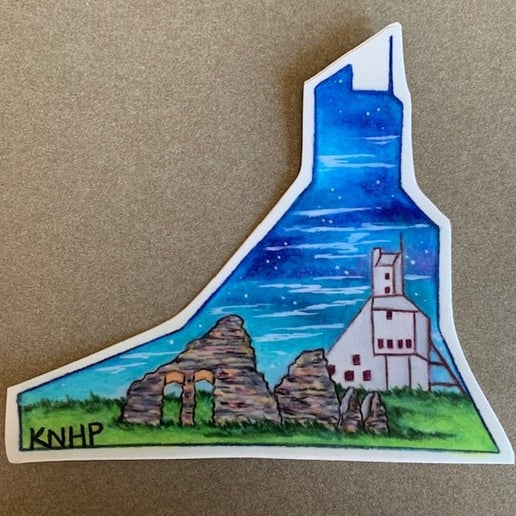 0931 Keweenaw NHP Night Sky Sticker