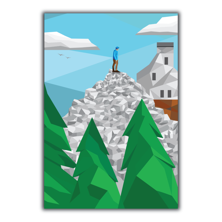 1430 - Rock Pile Poster