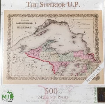 1058 The Superior U.P. Map puzzle