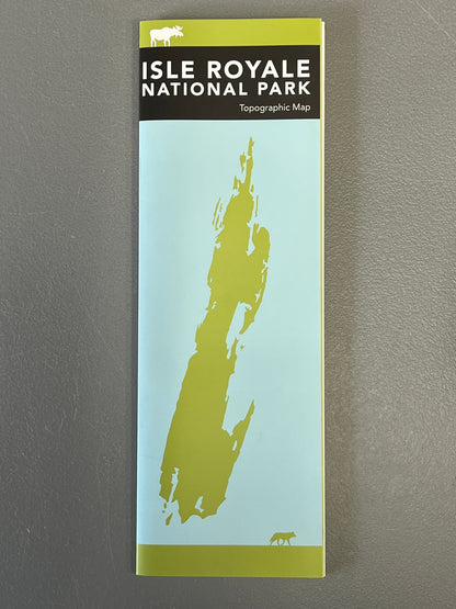 0750 USGS Reduced Size Isle Royale Map