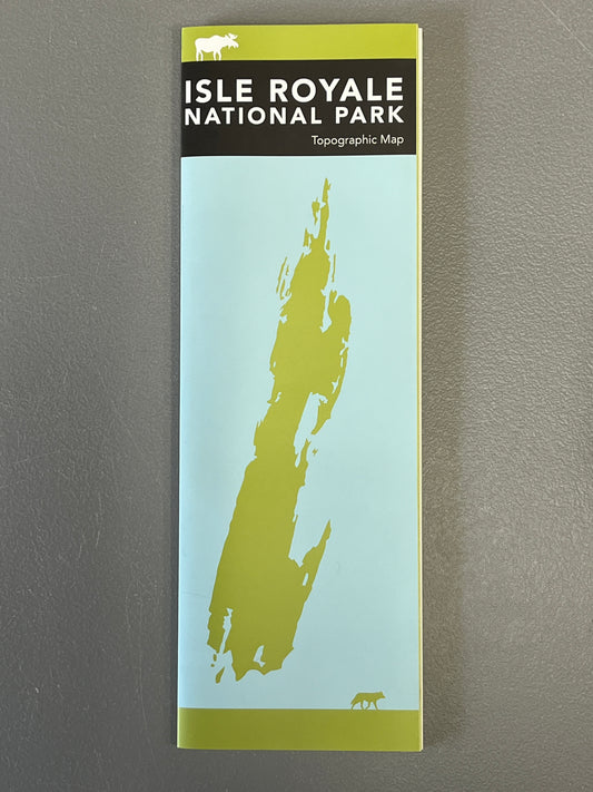 0750 USGS Reduced Size Isle Royale Map