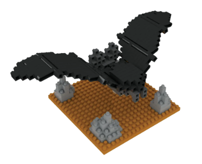1356 Bat Mini Building Blocks