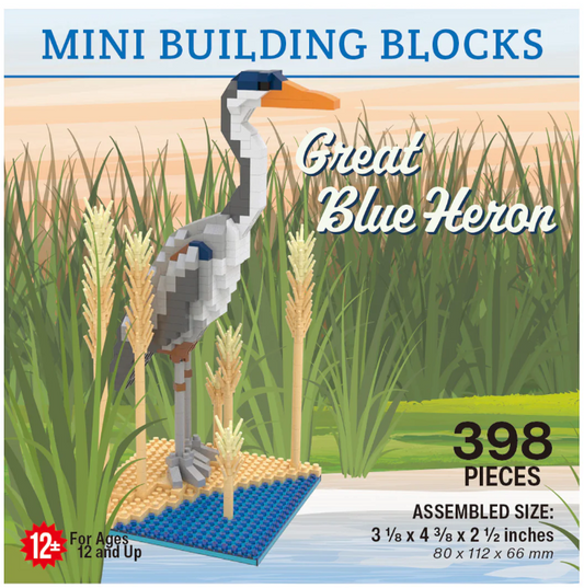 1357 Great Blue Heron Mini Building Blocks