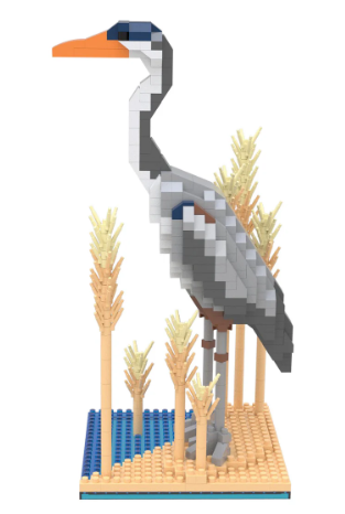 1357 Great Blue Heron Mini Building Blocks