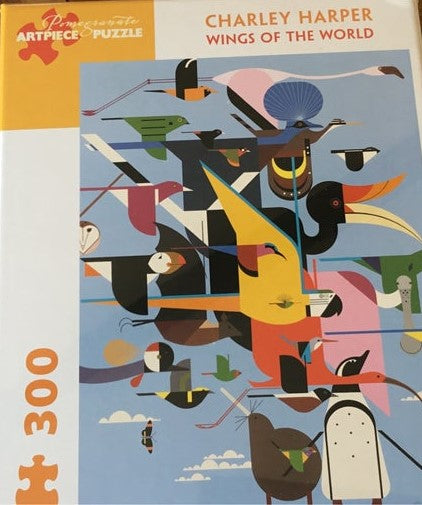 1045 Puzzle- Charley Harper's Wings of the world 300 pieces