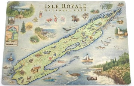 1804 Xplorer Wood Postcard